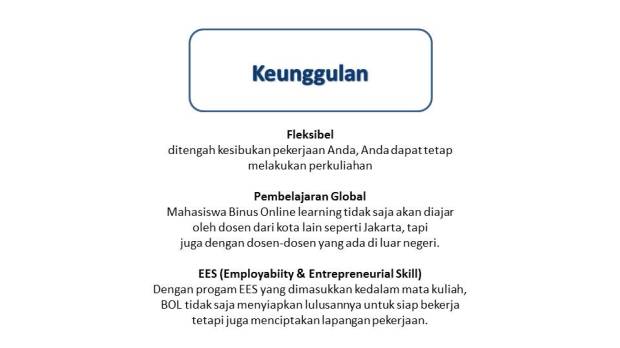 keunggulan Binus Online Learning