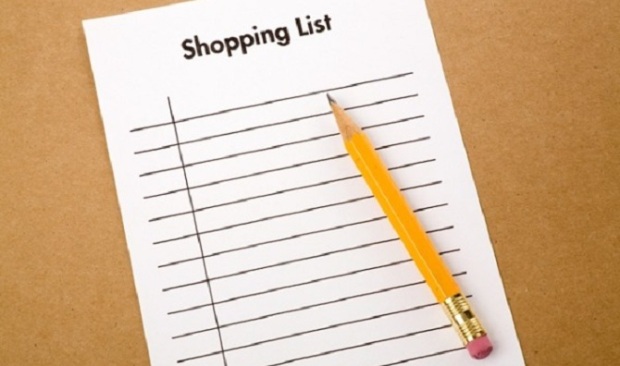 daftar belanja shopping list