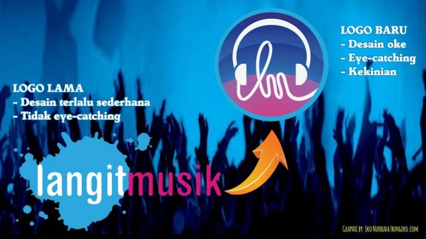 perubahan logo Langit Musik