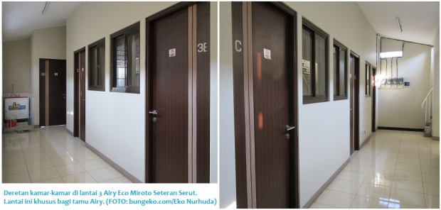 selasar kamar Airy Eco Miroto Seteran Serut, Semarang